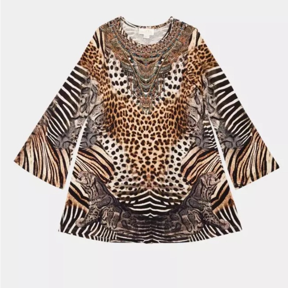 CAMILLA Girl's For The Love Of Leo Embellished Dress, Girls Size 10